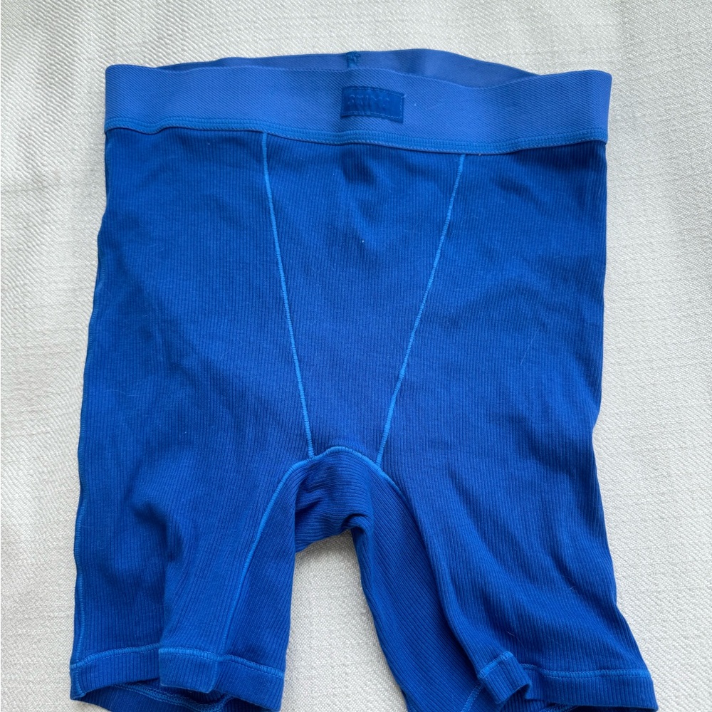 Skims limited edition royal blue shorts